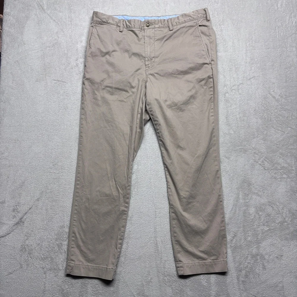 Polo Ralph Lauren Pants Mens 36x30 (Fits 38x30) Stretch Straight Fit Khaki Tan